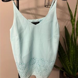 Banana Republic Aqua Camisole with Cut-Out Design